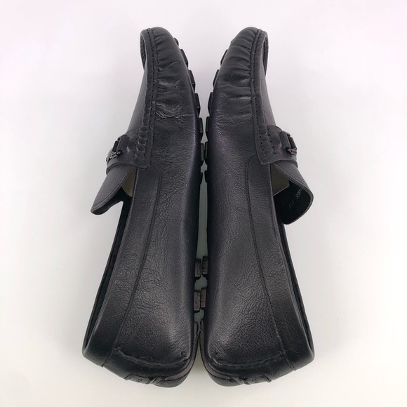 Zanzara Filbert Black Leather Loafer Shoes main image 4